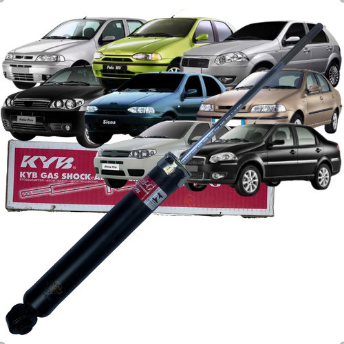 Amortecedor Traseiro Kayaba Palio 1997 1998 1999 A 2016 Siena 1997 1998 1999 A 2017 em Oferta na Shopee