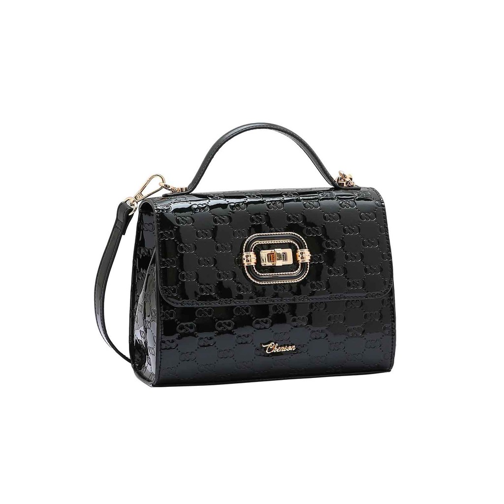 Bolsa Feminina Chenson Original Mini Logo Verniz Mão 3485037