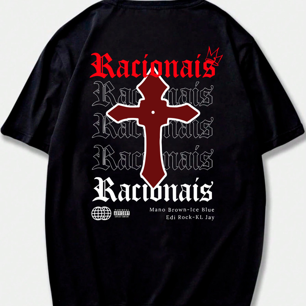 Camiseta CRUZ Racionais Unissex 100% Algodão Streetwear Lançamento Envio Varias Cores!! top