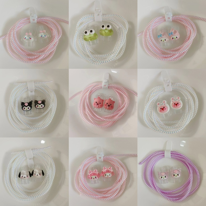 Novo Protetor De Cabo De Carregador Sanrio Dos Desenhos Animados Para IPhone 15 14 13 12 18W 20 Capa De Proteção Do Linh em Oferta na Shopee