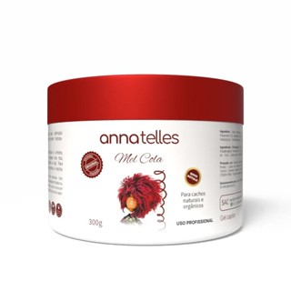 Mel Cola Para Cachos Naturais e Orgânicos Anna Telles 300g em Oferta na Shopee