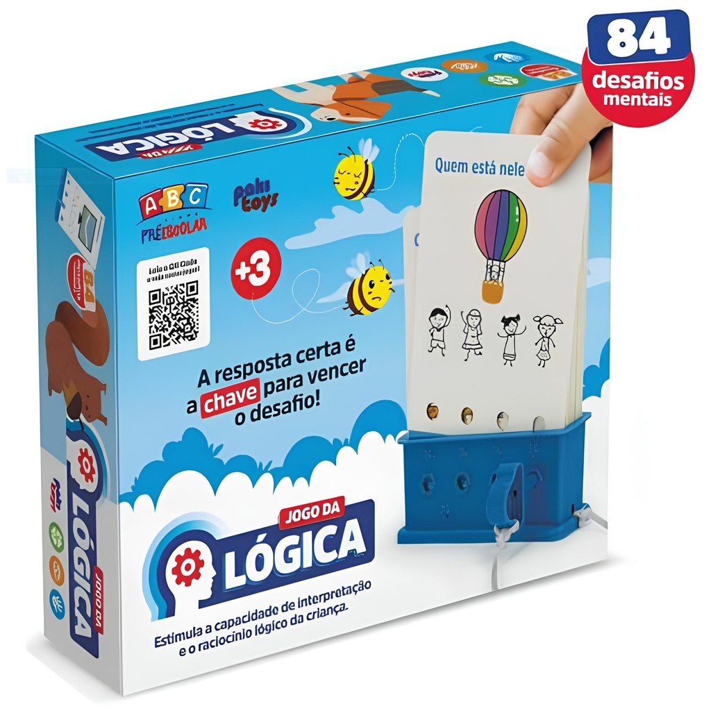 Jogo da Logica Educativo Pakitoys em Oferta na Shopee