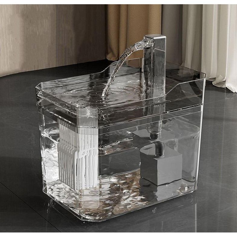 Fonte de Água para Gatos Bebedouro Pet Cães Super Luxo 1,5L em Oferta na Shopee