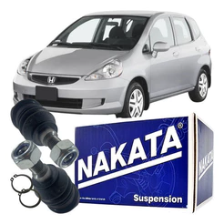Par Pivô Suspensão Original Nakata Fit 2003 A 2008