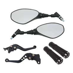 Kit Retrovisor Bmw Giro 360 Manete Manopla Esportivo Honda Cg Titan Fan Start 125/150/160