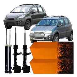 Kit Amortecedor Dianteiro Traseiro Fiat Idea Adventure 2006 Á 2017
