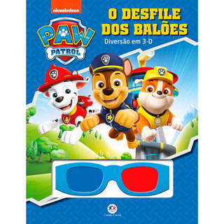 Livro 3D Patrulha Canina O Desfile dos Balões com Óculos em Oferta na Shopee