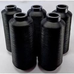 FIO Overloque Preto Fort'Fio 5 Cones de 100gr total 500 gramas