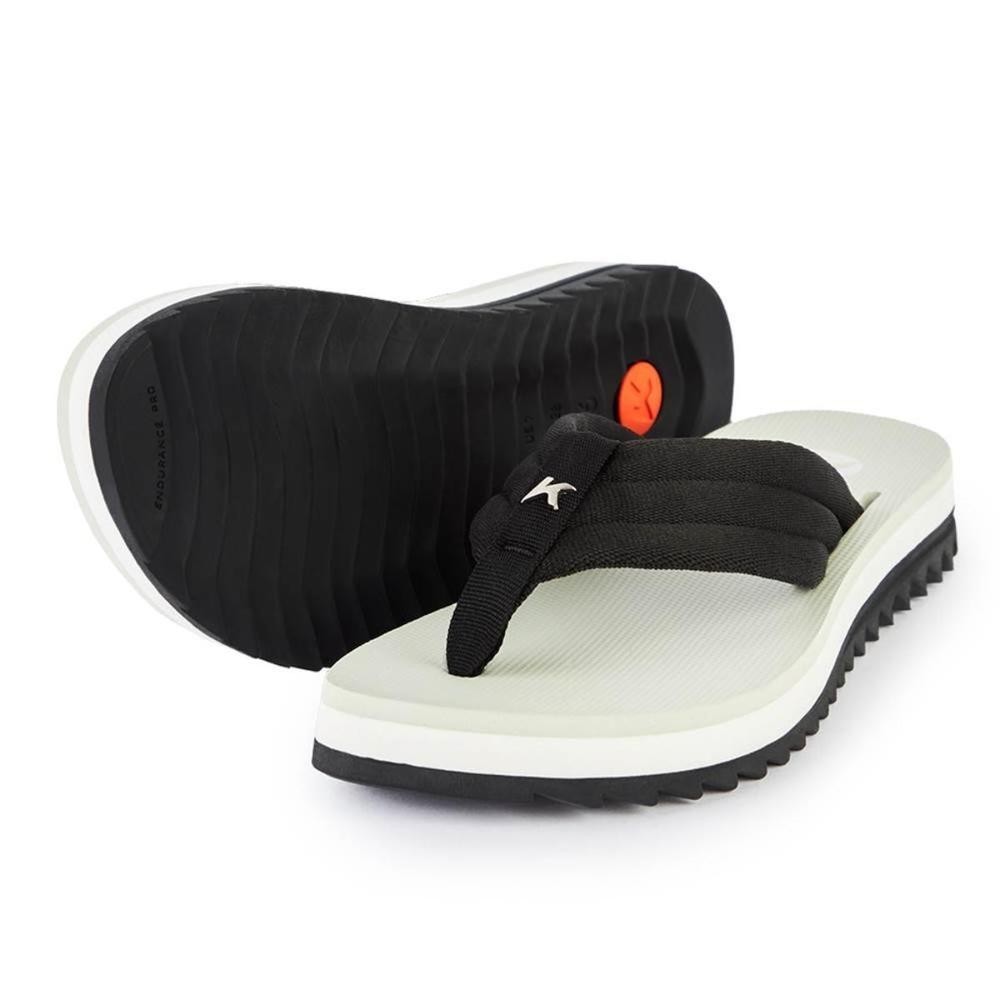 Chinelo Kenner Kyra Pro Comfy Feminino - Branco e Preto - Women Shoes