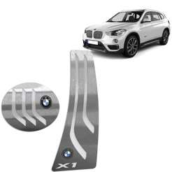 Pedaleira Bmw X1 16/20 Automático Aço Inox - Não fura o pedal