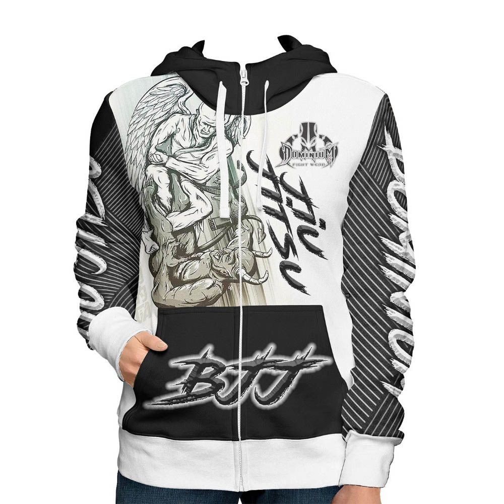 Agasalho Casaco Moleton - Jiu Jitsu - Sublimado - Masculino - Dominium -