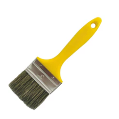 Pincel Trincha 4 Polegadas Cerda Gris Pintura