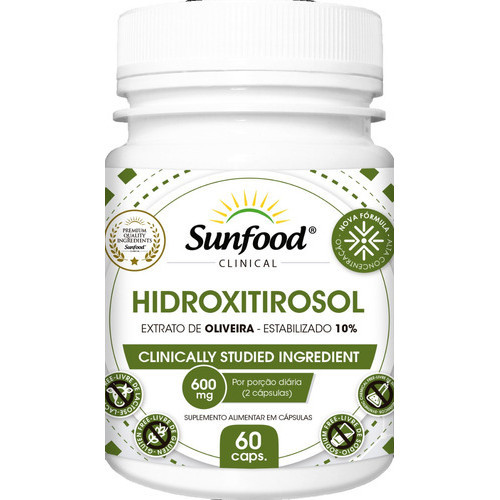 Hidroxitirosol  Extrato De Oliveira - Sunfood