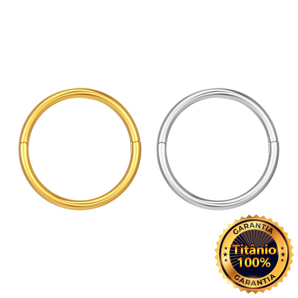 【LOMISS】Abertura Meio Piercing Argola Titânio Pvd Piercing de Nariz, Orelha, Daith, Tragus, Earring em Oferta na Shopee