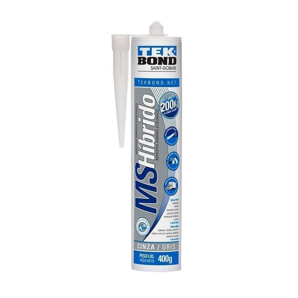 Adesivo MS Híbrido Tekbond Cinza 400g