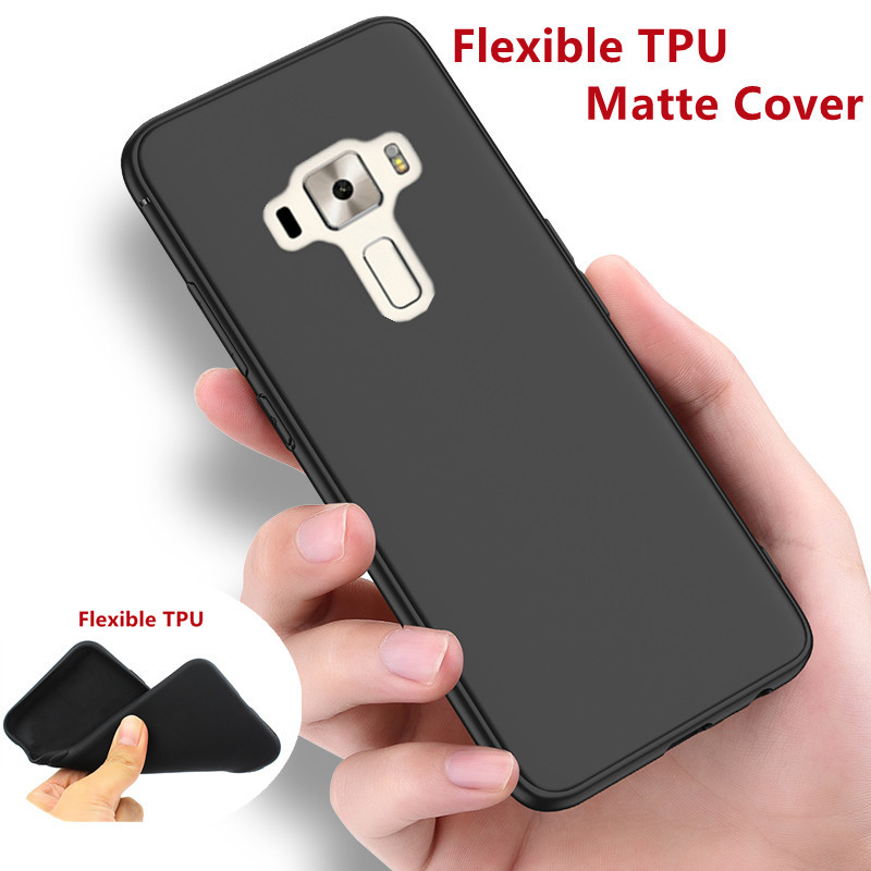 Para ASUS ZenFone 3 ZE520KL ZA520KL Z017DB Z017D Z017DA Z017DC Minimalismo TPU Flexível Capa De Silicone Revestimento Fino Mate De Geléia Anti-Impressão Digital