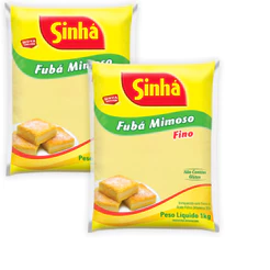Farinha De Fubá Mimoso Sinhá 500g Kit C/ 2 Un.
