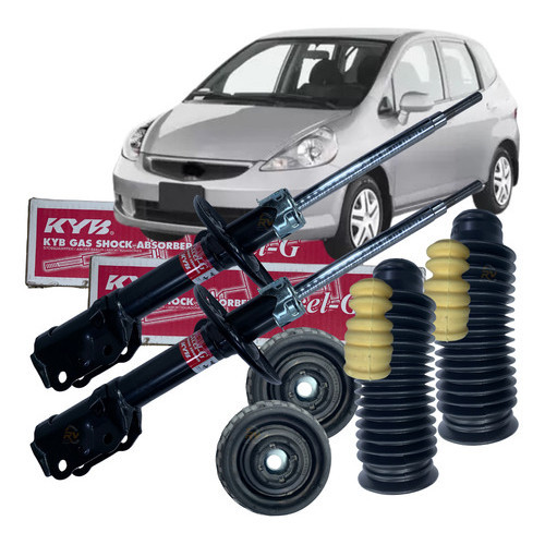 Par Amortecedor Dianteiro Kayaba + Kit Completo Fit G1 2003 2004 2005 2006 2007 2008 em Oferta na Shopee