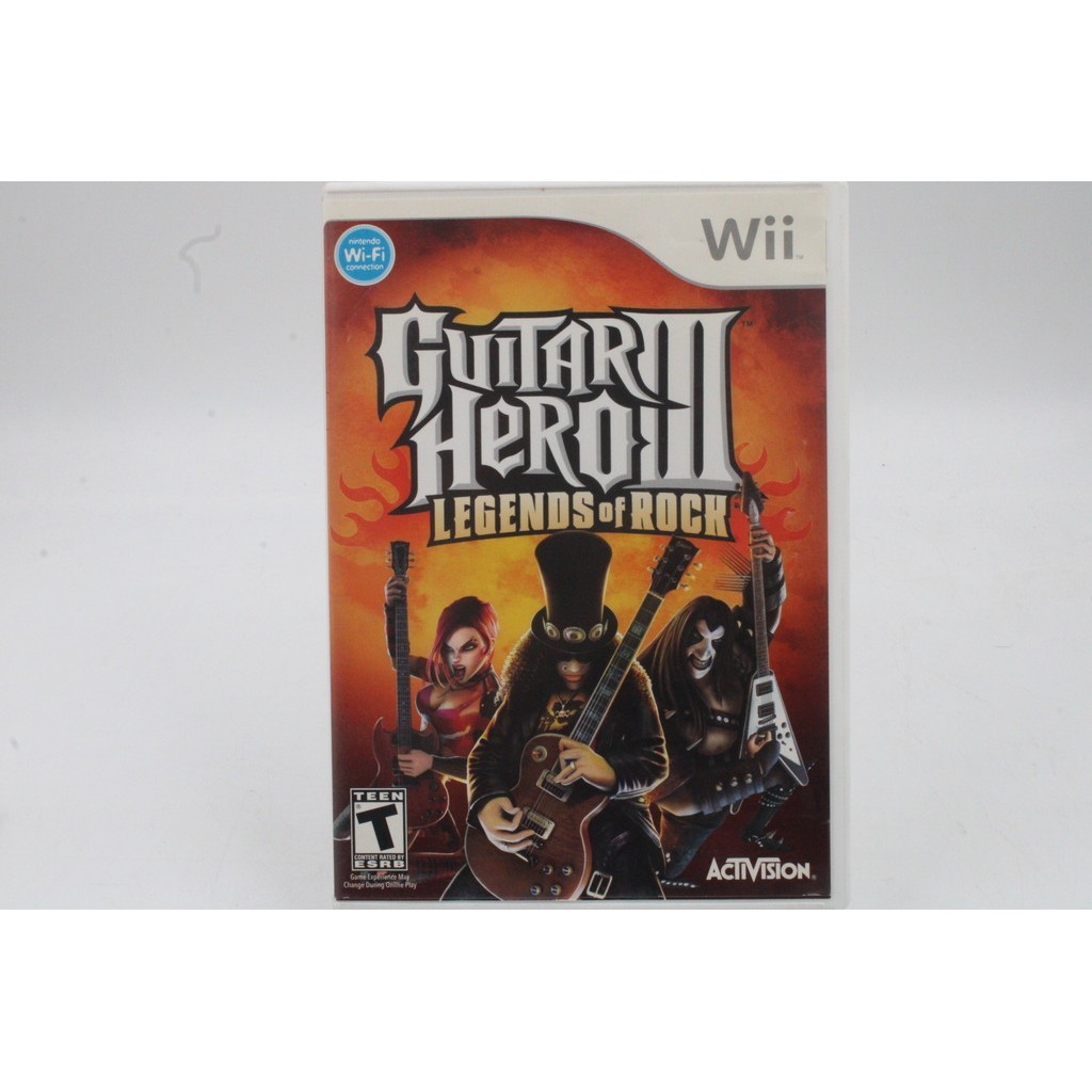 JOGO WII - GUITAR HERO 3 LEGENDS OF ROCK (1)