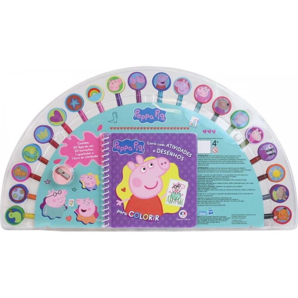 Livro Peppa pig - Borrachas divertidas em Oferta na Shopee