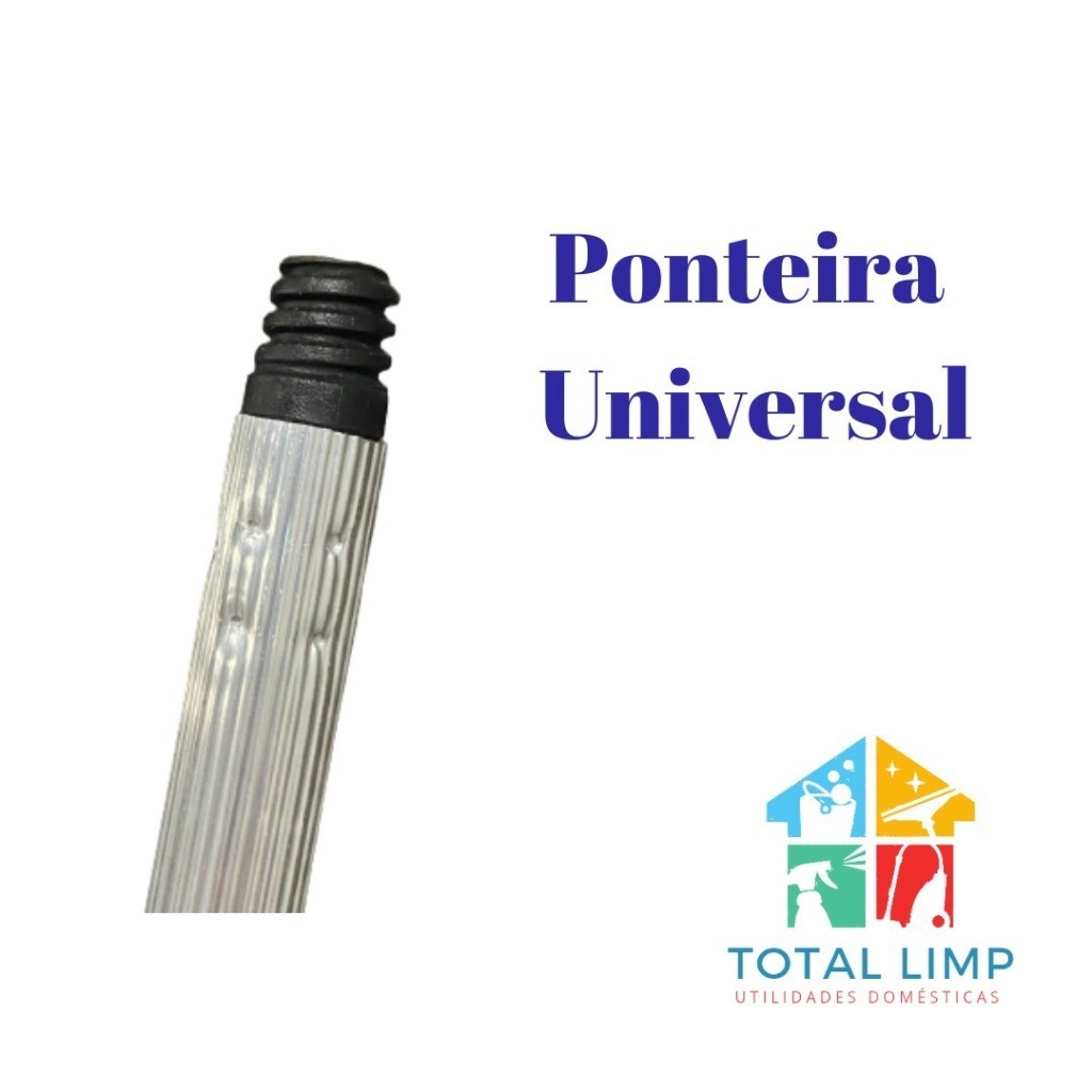 VASSOURA ESFREGÃO LAVA PLACA SOLAR NYLON COM CABO EXTENSOR 4 MTS