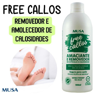 Creme Free Callos Musa Removedor e Amolecedor de Calos e Cutículas 500ml