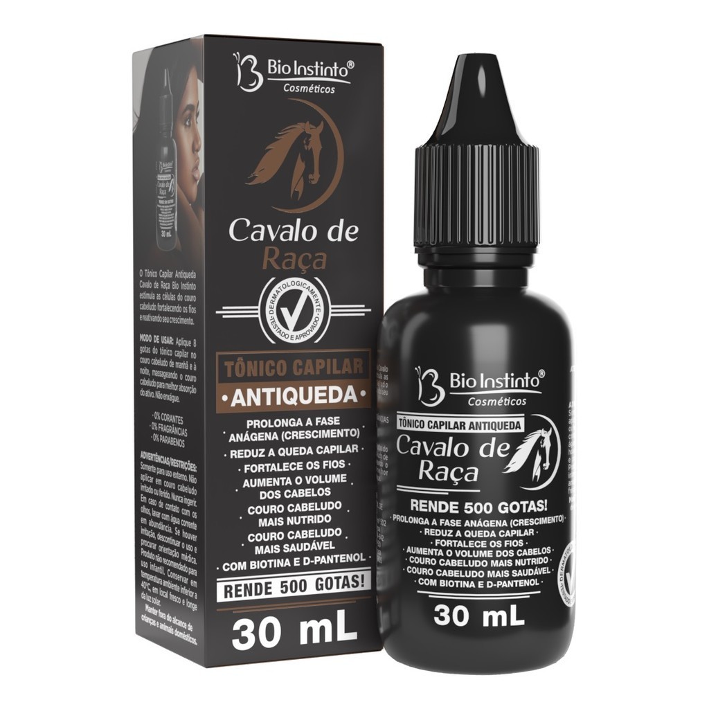 Tônico Capilar Antiqueda Cavalo de Raça 30ml – Bio Instinto