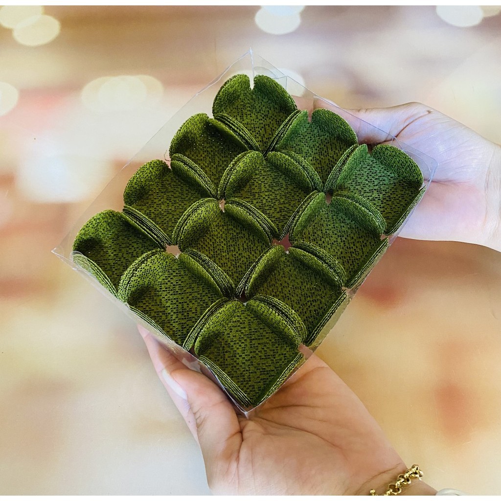 50~250 Forminhas Para Doces Finos Tela Escócia Verde Pistache em Oferta na Shopee