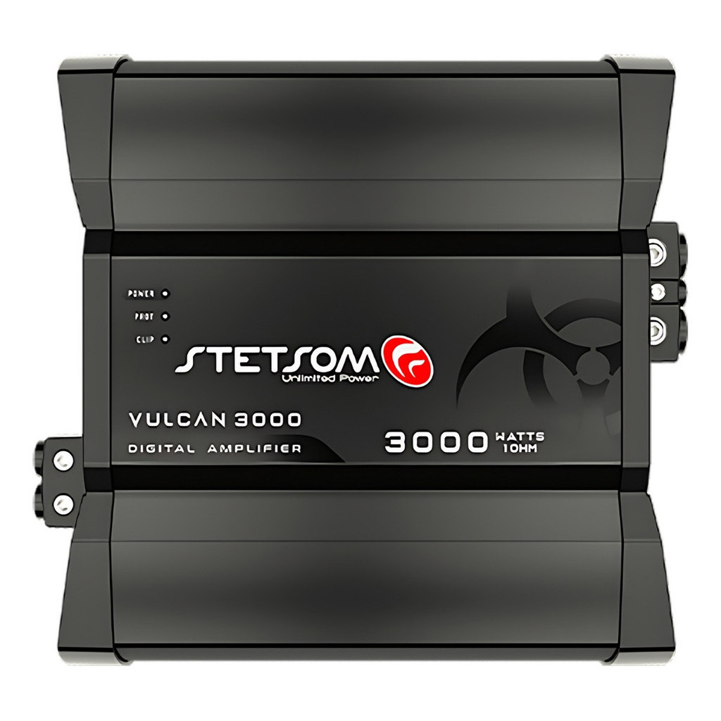 Módulo Amplificador Digital Stetsom Vulcan 3000 Watts Rms 1 Canal - 1 Ohm