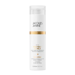 Shampoo Sem Sal Cabelos Ondulados Cacheados Crespos Perfect Curls Jacques Janine 240ml