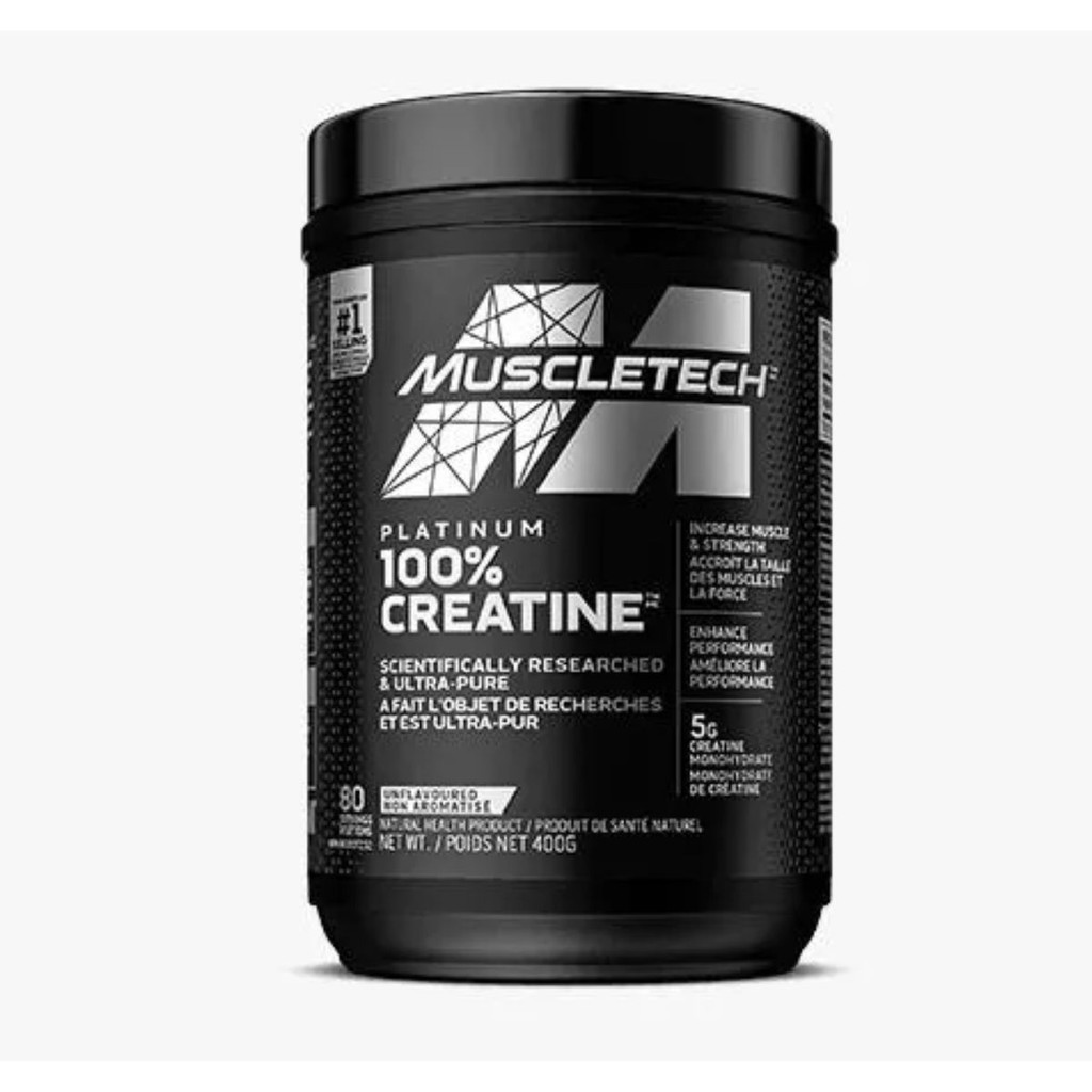 Creatina Platinum 100% Pura Muscletech 400g