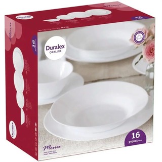 Aparelho de Jantar Menu Nadir Opaline 16 peças em Oferta na Shopee
