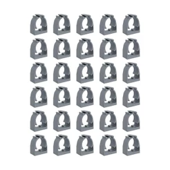 Kit Com 30 Abraçadeiras Para Eletroduto Inpol 3/4" Cinza