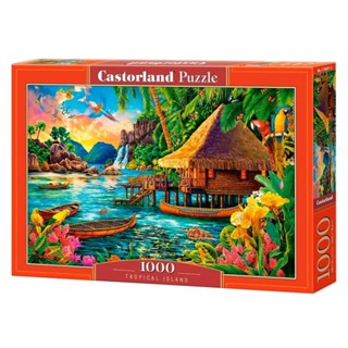 Puzzle 1000 peças Ilha Tropical - Imp. Castorland em Oferta na Shopee