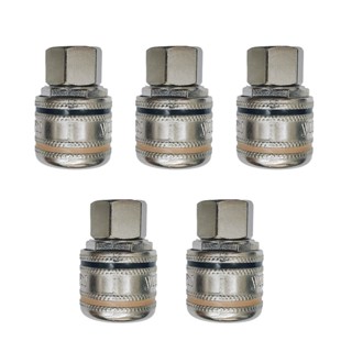 Kit 5 Engate Rápido Reforçado Uso Ar Comprimido 1/4 Femea em Oferta na Shopee