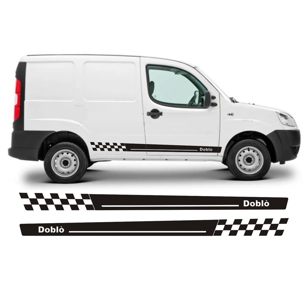 Adesivo Lateral para Doblo Cargo Fd2 Faixa Adesiva Colante Fita Doblò Fiat