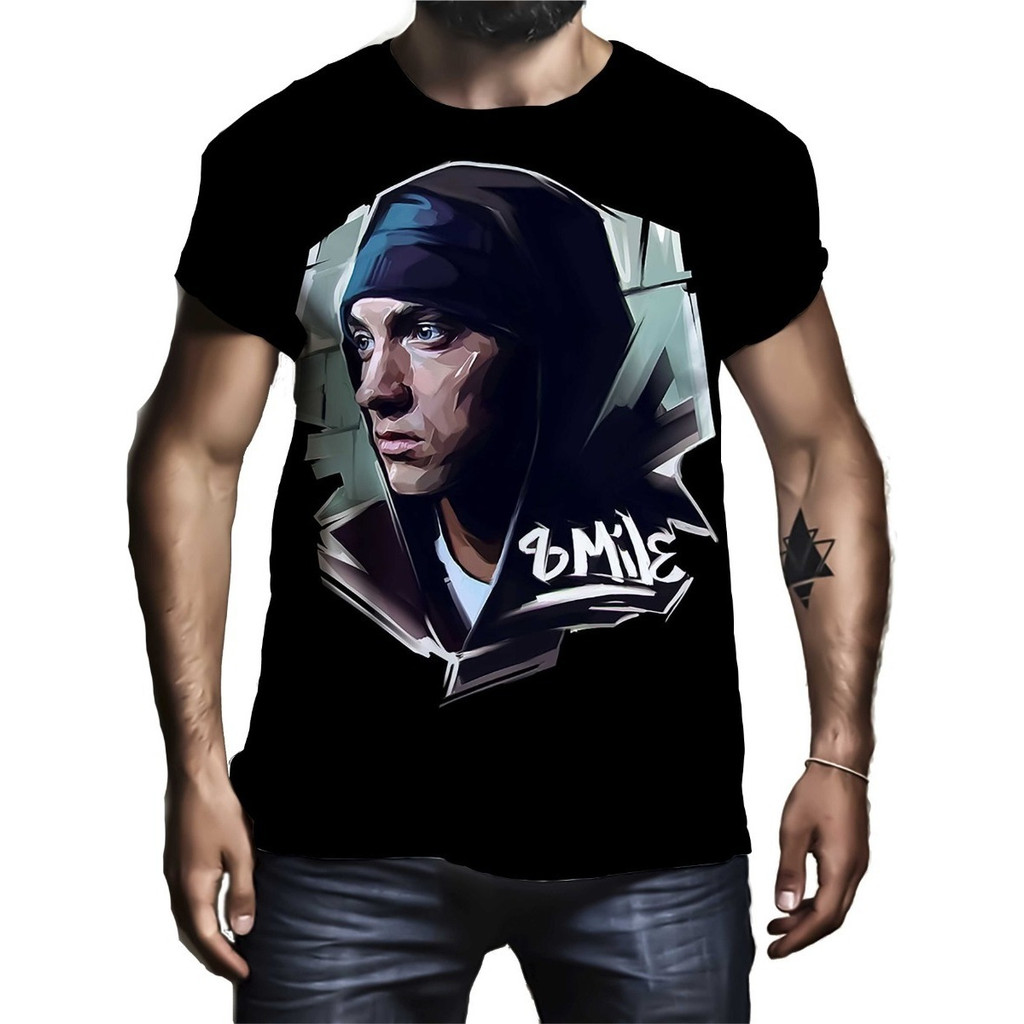 Camiseta Camisa Rap God Eminem Slim Shady 8 Mile Hip Hop 2
