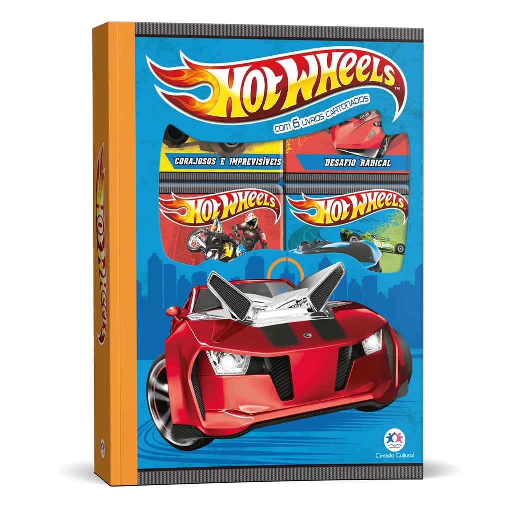Box com 6 Minilivros | Hot Wheels em Oferta na Shopee