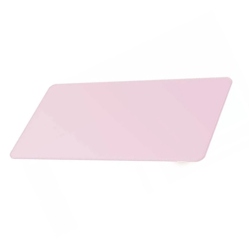 Desk Pad Gigante Couro Sintético Rosa Claro Feltro