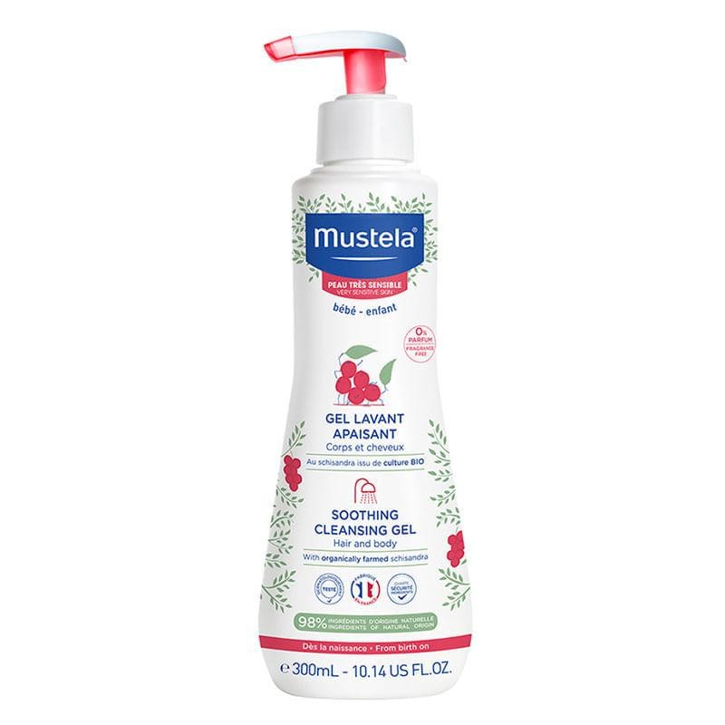Gel Lavante Calmante Mustela com Schisandra Orgânica 300ml - Beauty