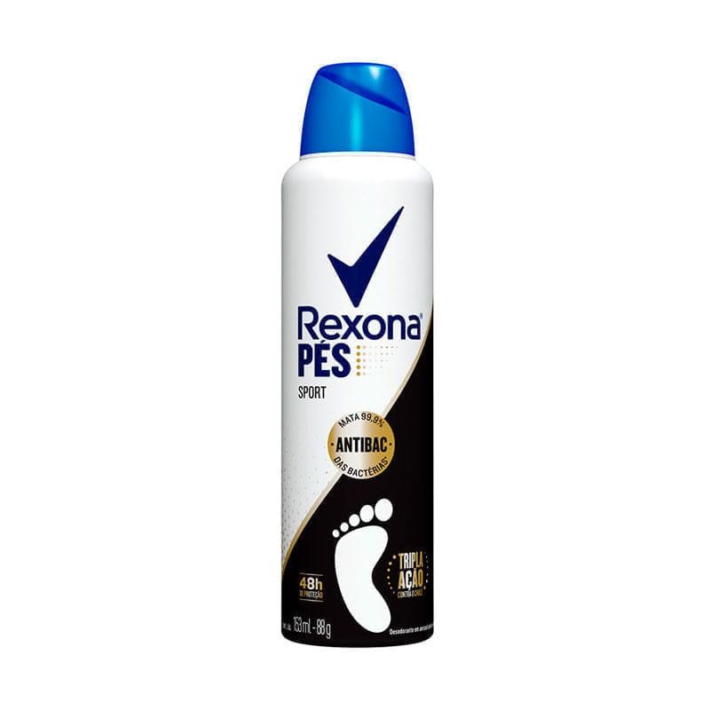 Desodorante Aerosol Para Pés Rexona Sport 153ml - Beauty