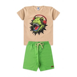 Conjunto Masculino Infantil Música No Fone em Oferta na Shopee