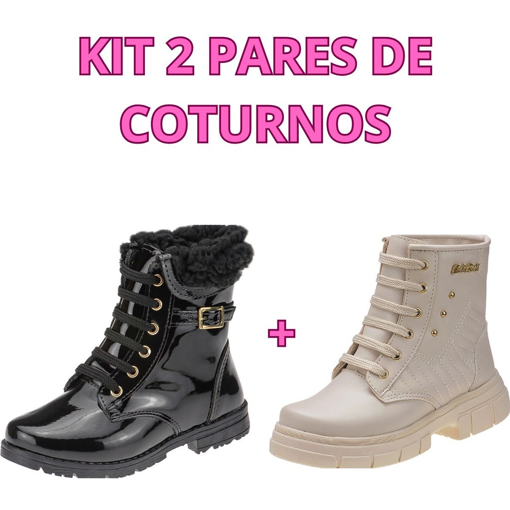 KIT 2 PARES DE COTURNOS STILO ROSÊ