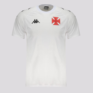 Camisa Kappa Vasco Supporter Element Branca em Oferta na Shopee