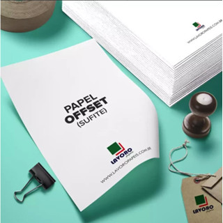 Papel Offset Sulfite 90g Formato (Caderno Universitário 18x26) em Oferta na Shopee