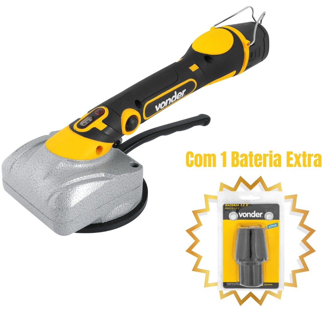 Maquina Para Assentar Piso Com Duas Bateria 12v MAP120 Vonder