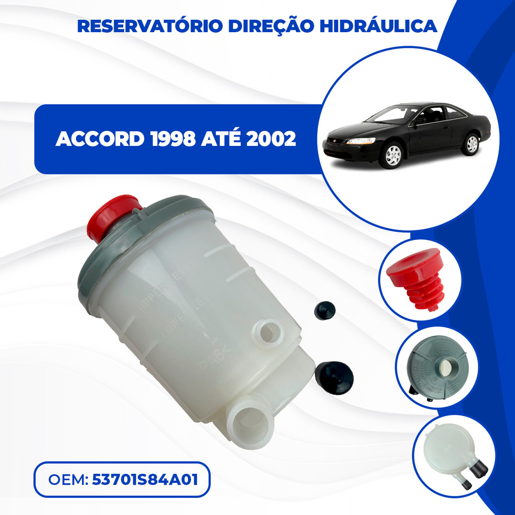 Reservatório de Direção Hidráulica Accord 1998 1999 2000 2001 2002 53701S84A01