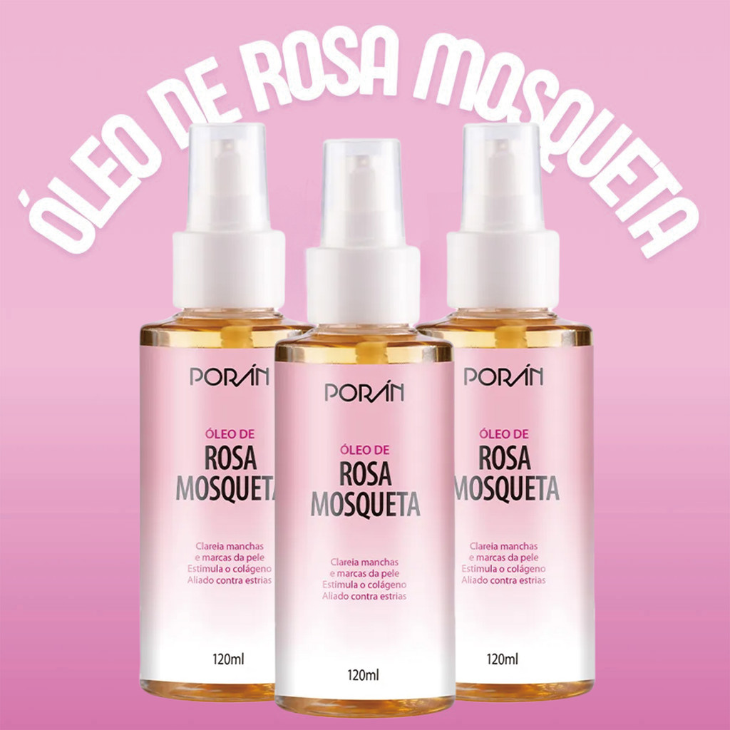 Óleo De Rosa Mosqueta 120ml - Porán (PR50)