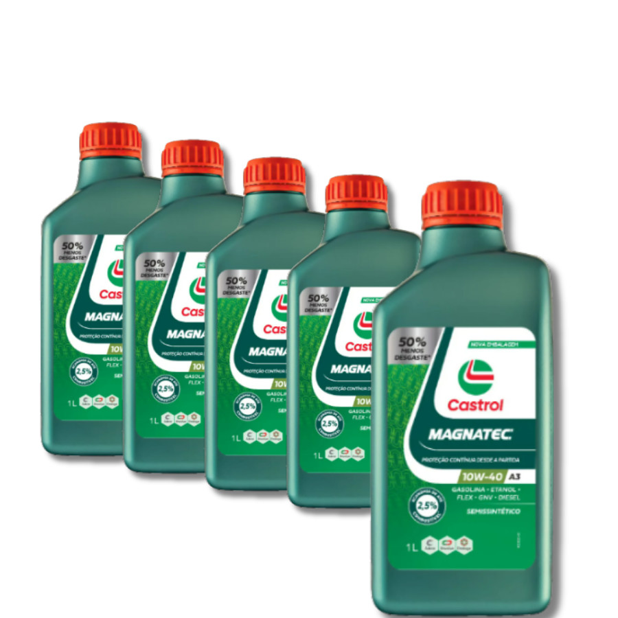 KIT TROCA DE ÓLEO CASTROL 10W40 + FILTRO (FLUENCE 2.0 Dynamique) — imagem 2 de 2