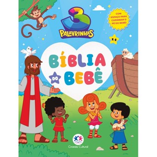 Livro Capa dura 3 Palavrinhas - Bíblia do bebê em Oferta na Shopee